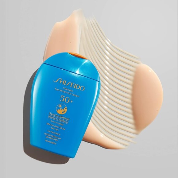 2 PACK Shiseido Ultimate Sun Protector Lotion Synchro Shield SPF50+ 5floz/150ml - Picture 4 of 4